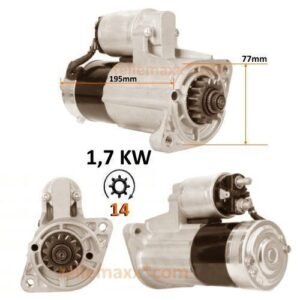 Anlasser für Mitsubishi L3E Atlas CDC Schaeff Hanix Terex 30L66-10500 M1T68381