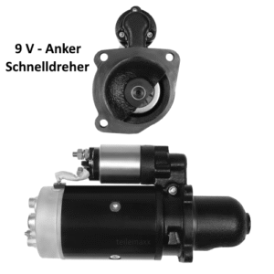 SCHNELLDREHER Anlasser für Güldner G60 G75 A S 6L79 1540009710100 AKS9617 9VASD