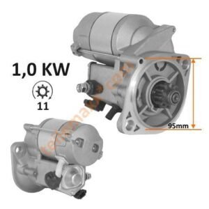 Anlasser für Yanmar 3TNA72 John Deere Mustang 119620-77011 128000-1151 011151