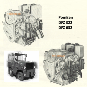 Anlasser für DDR Pomssen S3 Schlepper DFZ 322 DFZ 632 Cunewalde Motor 2 + 4 Zyl.