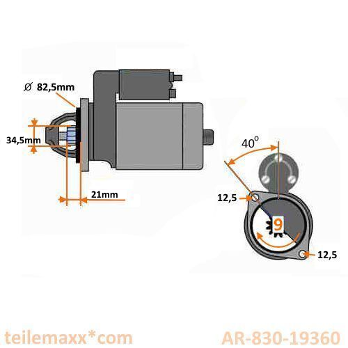 Anlasser für Kohler Lombardini Acme ED0058402610S ED0058402610-S ... NEU | eBay.de - Image 2