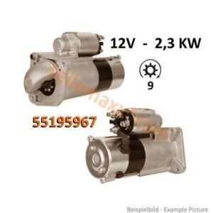 Anlasser für FIAT Ducato 250 2.3D 120 130 Multijet 8000320 55195967 DRX2.3.. NEU