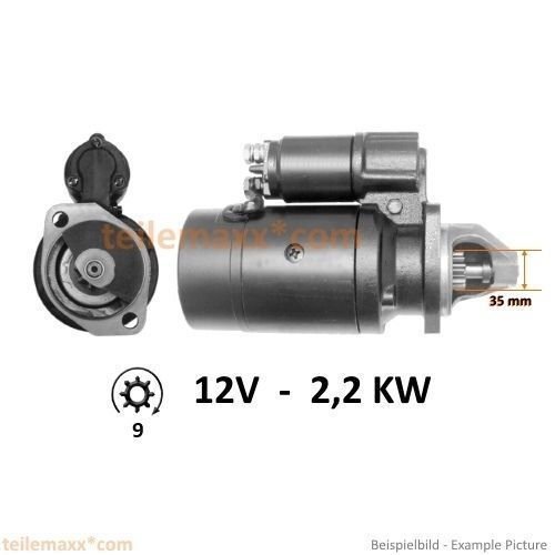 Anlasser für Lanz D112 BAUTZ AS122 B AS121 AKD12E AKD112E EGE1/12R4 0001306003