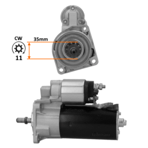 Anlasser für Farymann Marine Motor 36A 36E 41A 43 E F 5474041 5474046 0001109017