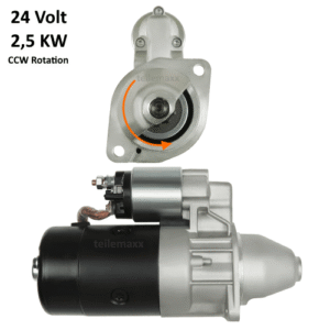 Anlasser 24V für Hatz 2G40 Ruggerini MRD190 Bosch 0001219010 563R0610 58401410