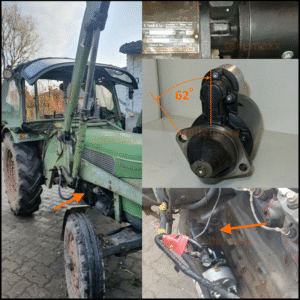 Neue Version > Anlasser für Fendt Farmer 2S 3S 4S 2D.. D208 D308.. FW238 FW228 B