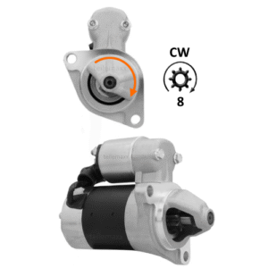 Anlasser passend für Yanmar L100AE 0406ccm L70AE 0296ccm S114-650 114351-77011