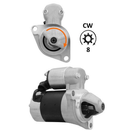 Anlasser passend für Yanmar L100AE 0406ccm L70AE 0296ccm S114-650 114351-77011