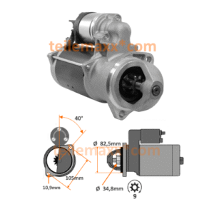 Anlasser für Deutz KHD Weidemann Kramer Wacker Neuson.. 01181570 1182179 AZF4167
