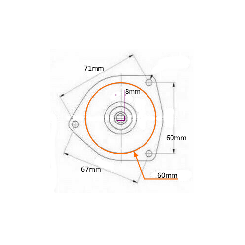 Tilt Trim Motor Pumpenmotor für 62Y-43880-02-00 TRM0071 YAMAHA Outboard ab 2001 - Image 2