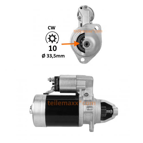 Anlasser für HATZ 1D60 1D80 1D81 0001314047 50353420 50353420 50353421 01314047